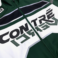 Ensemble veste et pantalon personnalisé tendance avec logo brodé Style rétro Sports Fitness Course à pied Jogging Survêtement