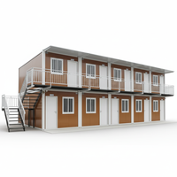 2026 Chine Kit de conteneur maritime préfabriqué modulaire portable de 20 et 40 pieds, structure en acier, pour bureau, maison ou habitation, livré en kit