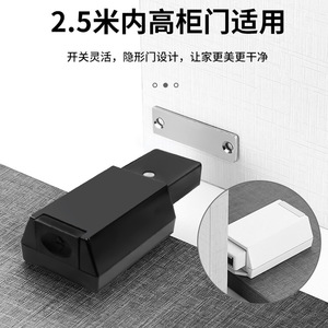 Furniture <b>Handle</b> Zinc Alloy Rectangle Drawer <b>Pull</b> Black 69mm Length Durable Minimalist Design - Product Image 3