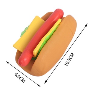 Nuevo y peculiar juego de comida de silicona para montar, creativo, DIY, regalo, simulación de hot dog, juguete de descompresión para niños de 5 a 7 años - Product Image 1