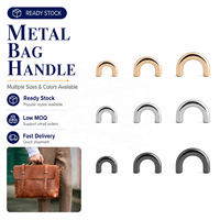 Boucle en métal en forme de pont arqué, personnalisable avec logo, connecteur en U à visser pour sacs à main, maroquinerie et accessoires de quincaillerie – Vente en gros