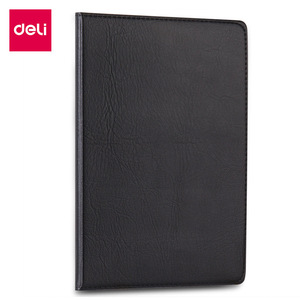 Deli Business Leather Notebook 25K 80 Pages Wirebound Office Use - Product Image 3