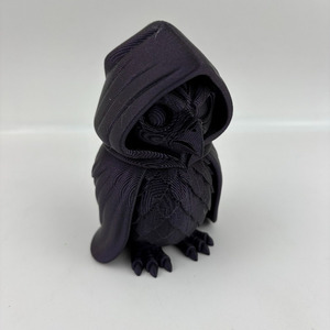 Adorno de Búho Impreso en 3D con Diseño Moderno de Mediados de Siglo, Tema de Graduación y Bautismo, Aspecto Oscuro - Product Image 4