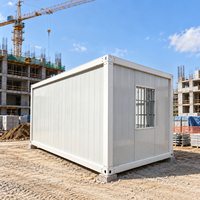 Maison préfabriquée modulaire pour chantier de construction, assemblage rapide, réutilisable, structure en acier durable, démontable, type conteneur