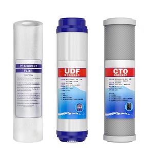 10-40 inch 0.5-10 micron GAC/UDF/CTO Bộ lọc thay thế hộp mực nén dạng hạt than hoạt tính lọc nước trầm tích - Product Image 1