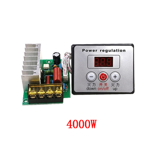 AC220V 4000W Kỹ Thuật Số Điều Khiển SCR Điện Áp Điện Tử Điều Chỉnh Tốc Độ Điều Khiển Mờ Thermostat + Mét Kỹ Thuật Số Điều Chỉnh Ánh Sáng - Product Image 1