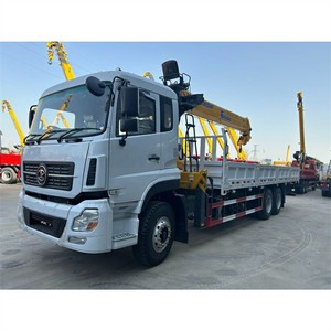รถเครนติดรถบรรทุกจีน Dongfeng 6x4 แบบหลายส่วน แขนยืดหดได้ ขาย - Product Image 3