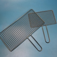 Grille de cuisson portable et réutilisable en acier inoxydable 304 de haute qualité, filetage interne 1,8 mm, pour barbecue au charbon de bois, durable, de qualité alimentaire, anti-cendres