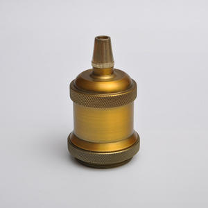 Горячая распродажа винтажная металлическая крышка E26 <span class=keywords><strong>E27</strong></span> винтовая розетка держатель лампы промышленный стиль подвесной светильник фитинг - Product Image 3