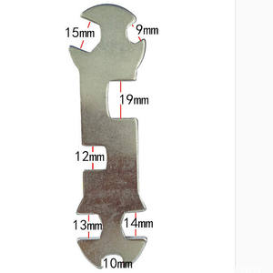 Flower Shaped <b>Square</b> Wrench Steel Multi Functional Bicycle Repair <b>Tool</b> Open End Wrench For Bike Maintenance Accessories - Product Image 2