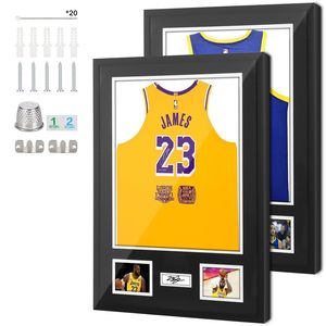 Marco de camiseta Marco de jersey con ranuras <span class=keywords><strong>para</strong></span> fotos Exhibición de fotos <span class=keywords><strong>para</strong></span> fútbol Baloncesto Jersey Marco de exhibición - Product Image 3