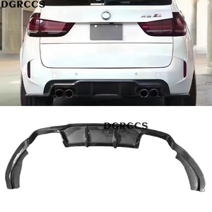 For X5M X6M F85 F86 2015-2018 Haman Style Carbon Fiber Rear Lip Rear Diffuser Bumper Lip - Product Image 1