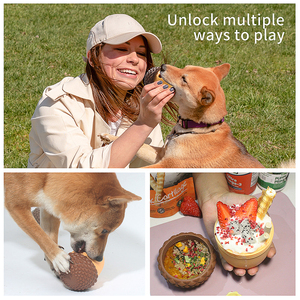 Juguete interactivo para mascotas para perros y gatos, juguete masticable de silicona ecológico, diseño de tuerca, limpiador de dientes transparente, juguete de comida faltante para perros - Product Image 3