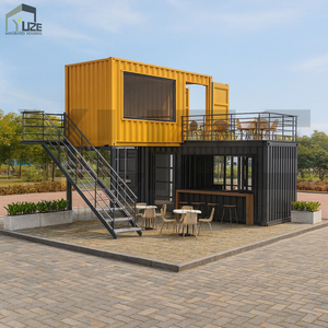 Thiết kế thời trang hai tầng <span class=keywords><strong>container</strong></span> quán cà phê trên tầng thượng <span class=keywords><strong>Container</strong></span> vận chuyển thanh để bán - Product Image 1