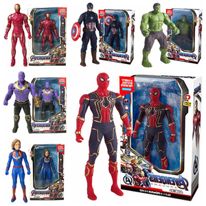 Figuras <span class=keywords><strong>de</strong></span> acción <span class=keywords><strong>de</strong></span> superhéroes <span class=keywords><strong>de</strong></span> <span class=keywords><strong>Marvel</strong></span> <span class=keywords><strong>de</strong></span> PVC <span class=keywords><strong>de</strong></span> 17 cm, detalles luminosos, muñecos articulados, adorno <span class=keywords><strong>de</strong></span> escritorio, coleccionable <span class=keywords><strong>de</strong></span> <span class=keywords><strong>cumpleaños</strong></span> para niños - Product Image 1