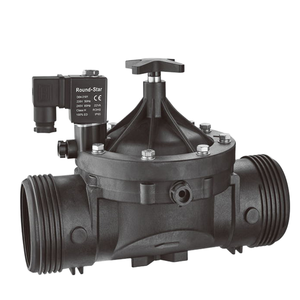 YSA-80 Katup Solenoid Plastik Tipe Irigasi Benang 3 Inci AC24V AC220V DC24V DC12V Flange - Product Image 1