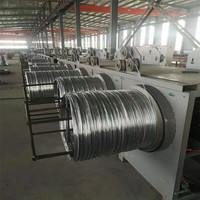 Ligne de production de fil d'acier galvanisé en continu usine de zingage automatique personnalisée galvanisation à chaud pour fil d'acier