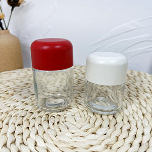 Emballage personnalisé bouteille carrée en verre résistant aux enfants pot de concentré 4oz avec couvercles résistant aux enfants - Product Image 1