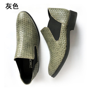 Bottines <span class=keywords><strong>Chelsea</strong></span> en <span class=keywords><strong>cuir</strong></span> véritable avec logo personnalisé pour hommes, chaussures en caoutchouc Camisa avec boucle - Product Image 4