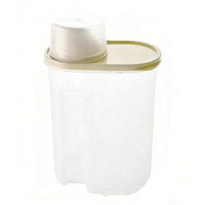 Cross-border plastic airtight kitchen <b>storage</b> jars, large size, grain and cereal jars, <b>small</b> size, lidded <b>storage</b> <b>boxes</b> - Product Image 4
