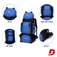 Sac à dos d'extérieur léger 20-35L en nylon avec plusieurs compartiments pour la randonnée et les voyages OEM ODM