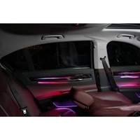 Luz Ambiental Estilo Galaxia para BMW Serie 7 F01 F02, Lámpara de Atmósfera, Iluminación Interior de Coche, Accesorios para Auto