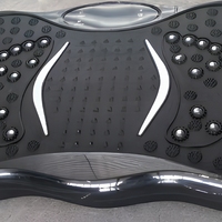Plateforme vibrante d'exercice, 120 vitesses, écran LED, télécommande, bandes de résistance, entraînement complet du corps à domicile, plateforme ABS