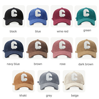 Hoge kwaliteit groothandel op maat gemaakte pet met 6 panelen, geborduurde baseballcap, zwarte corduroy snapback petten