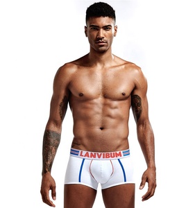 <span class=keywords><strong>Boxer</strong></span> da <span class=keywords><strong>uomo</strong></span> in cotone di vari colori Design popolare logo del marchio all'ingrosso personalizzato - Product Image 4