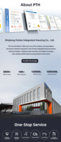 Maison préfabriquée PrefabX, modulaire, extensible, écologique, design moderne, résidence secondaire, ADU, résistante au feu, imperméable, certifiée CE