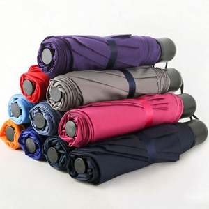 Paraguas Plegable de Tres Pliegues, Económico, de Fabricante Chino, al por Mayor, Promocional, con Impresión de Logotipo Personalizado - Product Image 1