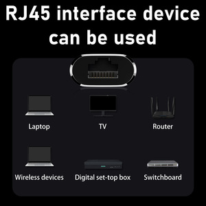 Adaptateur USB-C mâle vers RJ45 Ethernet 2,5 Gigabit en alliage d'aluminium 2500 Mbps pour ordinateur portable, téléphone portable, routeur réseau, décodeur et échangeur - Product Image 3