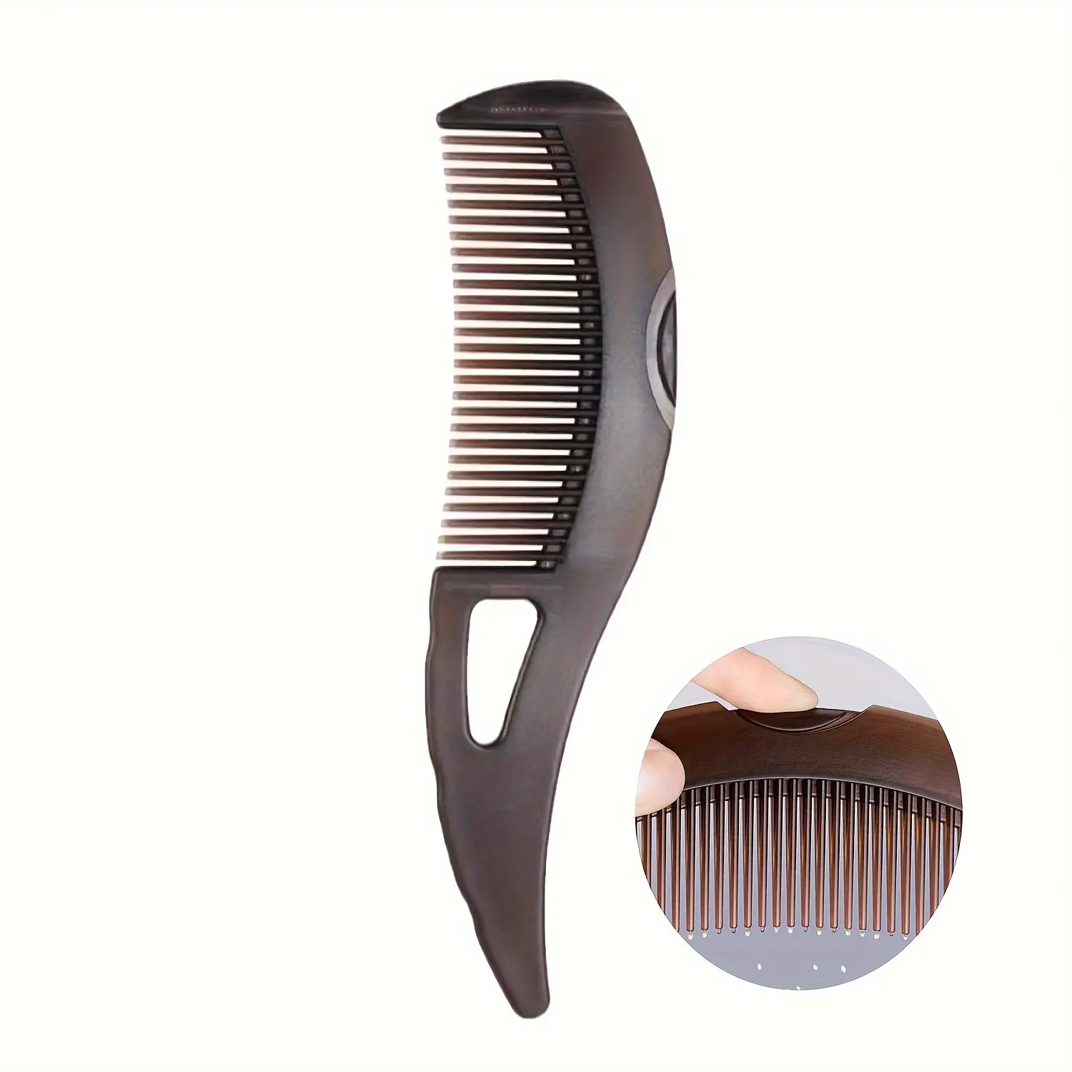 Custom Logo New Anti Hairfall Lice Removal Scalp Massage Dandruff Comb With Button Hair Dressing Energy Scalp Comb For Dandruff