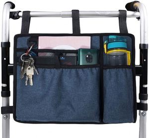 Sacs de rangement latéraux pour fauteuils roulants, avec accoudoirs, pour personnes handicapées, fabriqués en usine BSCI - Product Image 1