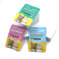 Nourriture humide pour chat de saumon de lapin de haute qualité 60 g/paquet collations de viande de qualité supérieure pour le gain de poids nourriture pour chat en gros