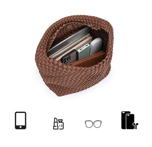 กระเป๋าและกระเป๋าผ้านีโอพรีนสำหรับผู้หญิงกระเป๋าเก็บของหรูหรางานตามสั่งทำด้วยมือสินค้าใหม่ขายดี - Product Image 3