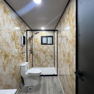 Maison mobile préfabriquée extensible en conteneur de 40 pieds et 20 pieds, sécurité, 2, 3, 4, 5 chambres, structure en acier préfabriquée, maison portable - Product Image 4