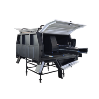 Caisse de camionnette personnalisée en aluminium pour Hilux Landcruiser 79, avec boîte à outils et kit de camping avec cuisine