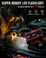 Démarreur intelligent étanche GOOLOO GP4000 4000A 12V USB-C avec pinces pour camion et moto – Outil d'urgence