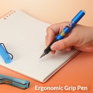 Caja de 12 Plumas Estilográficas con Punta Dorada para Corrección de Postura, Marca Descendant Nezha, para Niños de Tercer Grado de Primaria - Product Image 3