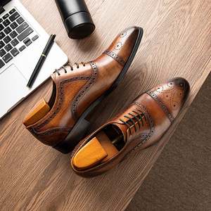Apini - Zapatos Oxford de Vestir Formales de Negocios para Hombre, Hechos a Mano en Italia, de Cuero Genuino, con Cordones y Estampado de Leopardo - Product Image 5