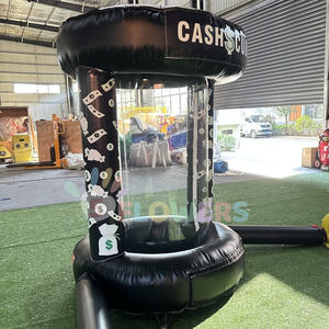 ビジネス広告・イベントプロモーション用 インフレータブル マネーグラブマシン キャッシュキューブブース - Product Image 2