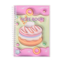 A5 PP bobina impermeable cuaderno LOGO planificador personalizado diario lindo diario útiles escolares regalos para niños promoción de ventas
