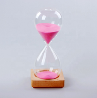 Horloge de sable décorative moderne, minuterie de sable 3 min 5min 15min 60min, sablier écologique fabriqué