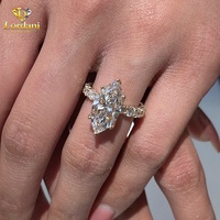 4CT Markiz Pırlanta Yüzük Moda Kadın Takısı 14 Ayar Som Altın İşlemeli Markiz DEF VVS Laboratuvar Pırlantası Nişan Alyansı