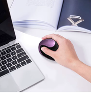 Mouse Nirkabel Vertikal Generasi Ketiga dari Produsen, Ergonomis untuk Gaming, Pelacakan Optik, LED Backlit, Produk Premium