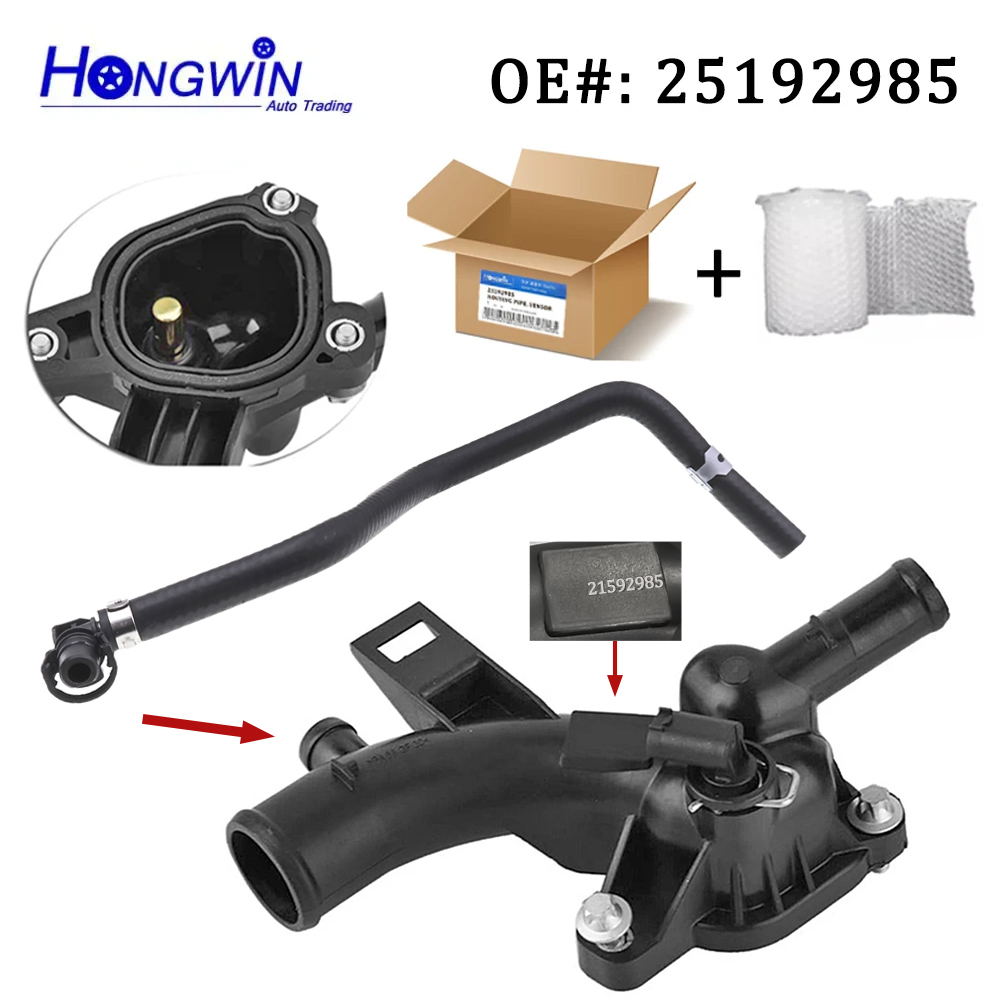 Water Connector Housing Coolant Sensor Replacement for Opel Astra