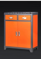 Armoire à outils robuste avec une seule tiroir, filet suspendu, pas de montage requis pour centre d'usinage, établi de travail, armoire à outils