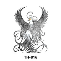 Autocollants de tatouage temporaires réalistes effet tatouage éphémère, adhésifs en papier tendance pour application sur le corps et le visage, blancs pour adultes, hommes et femmes