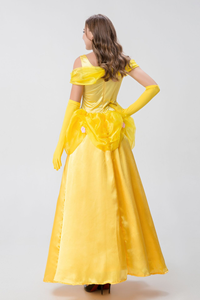 Costume de cosplay pour femmes adultes, robe de princesse <span class=keywords><strong>Belle</strong></span>, <span class=keywords><strong>la</strong></span> <span class=keywords><strong>Belle</strong></span> <span class=keywords><strong>et</strong></span> <span class=keywords><strong>la</strong></span> <span class=keywords><strong>Bête</strong></span>, <span class=keywords><strong>film</strong></span> <span class=keywords><strong>et</strong></span> télévision - Product Image 3